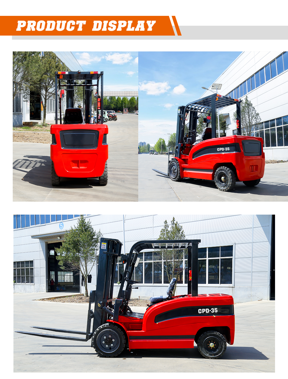 3.5 Ton Electric Forklift for sale 3.5 Ton Electric Forklift for sale
