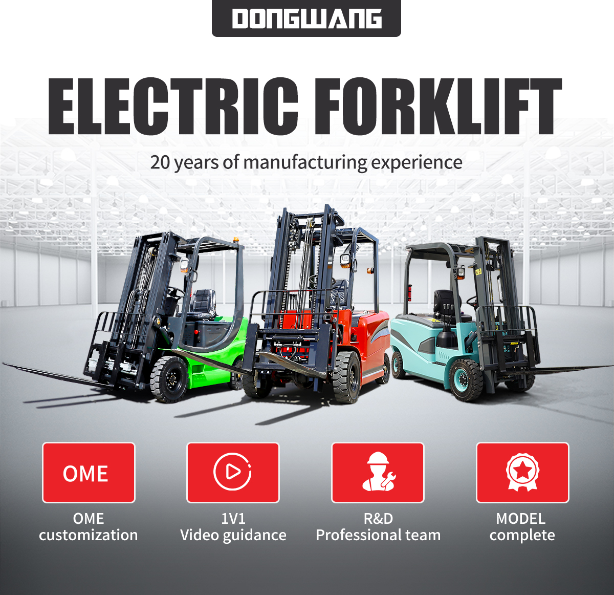 2.0 Ton small Electric Forklift for sale