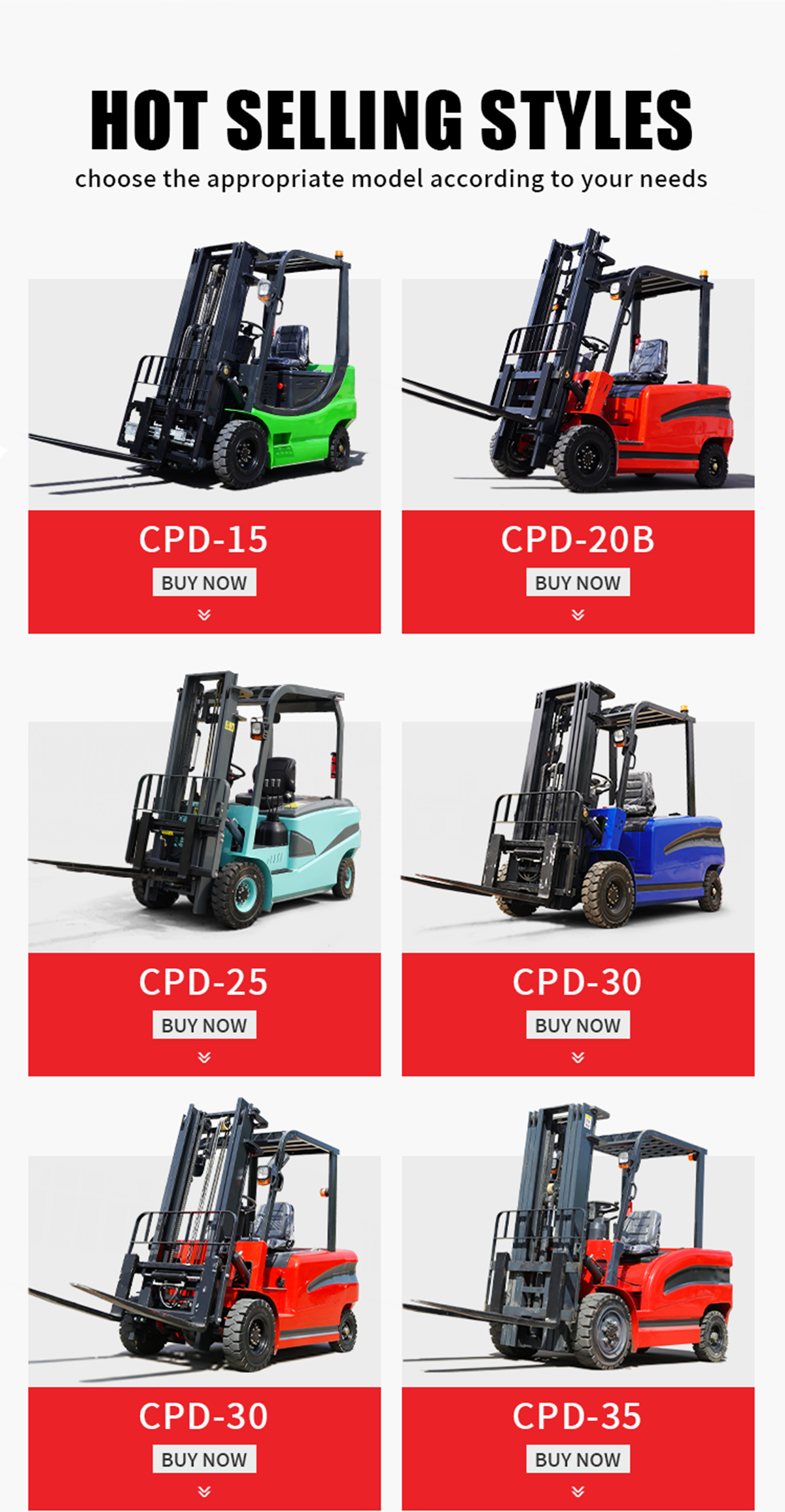 2.0 Ton small Electric Forklift for sale