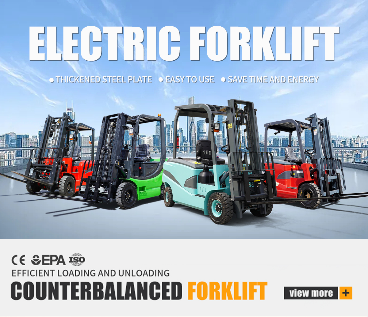 2.5 Ton small Electric Forklift for sale