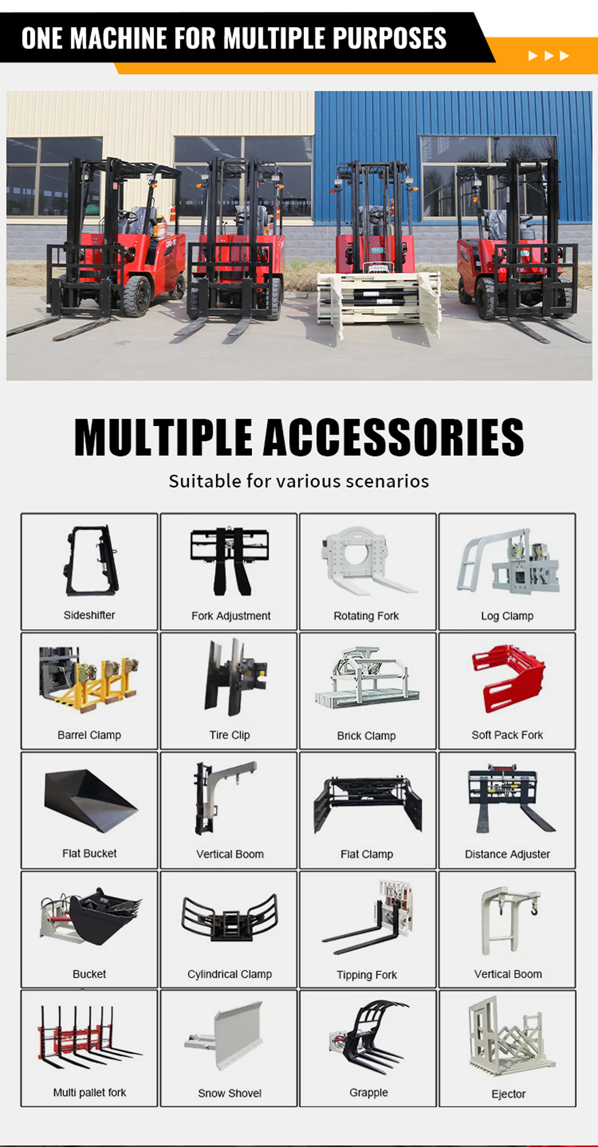 2.5 Ton small Electric Forklift for sale