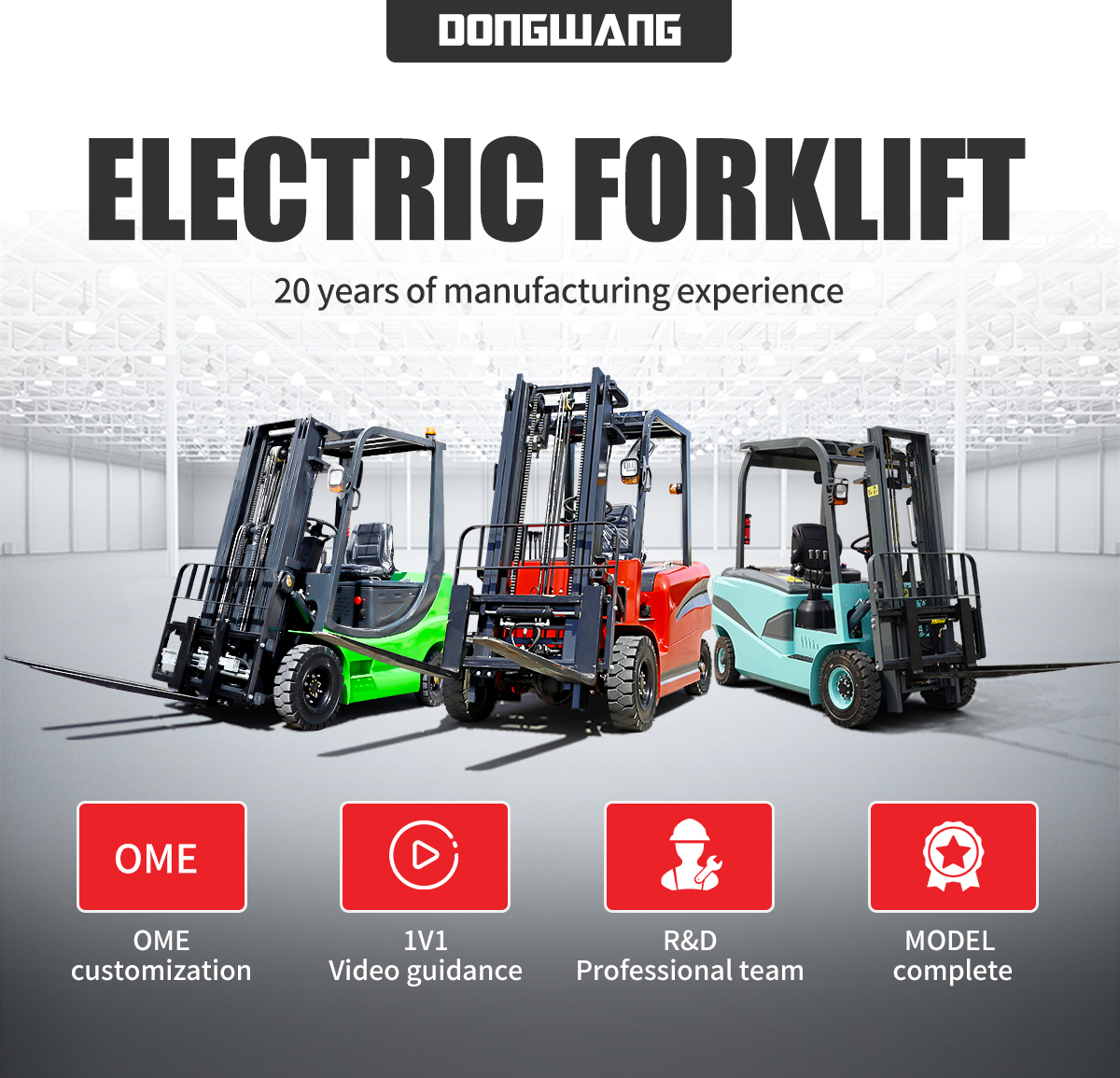 3.0 Ton small Electric Forklift for sale