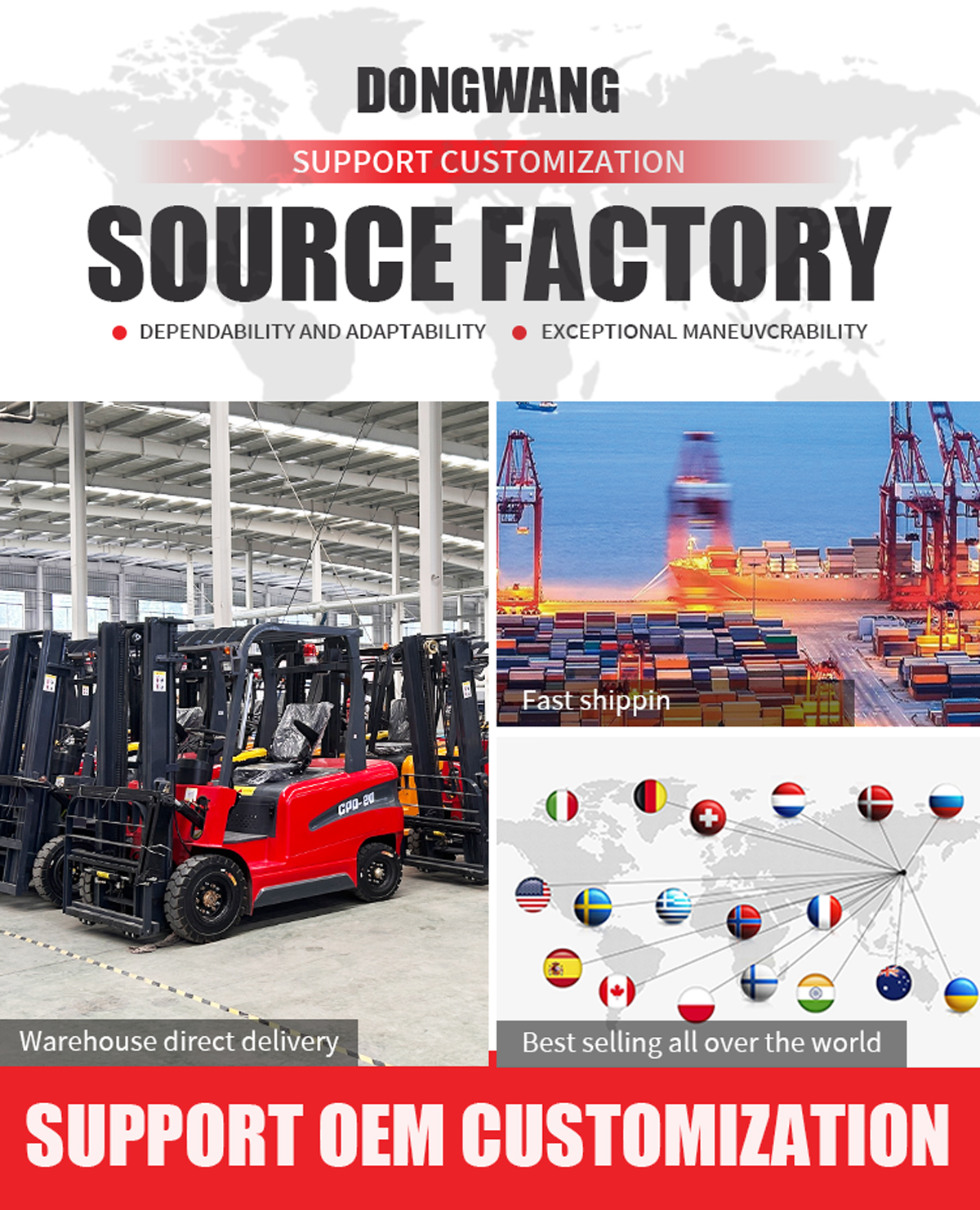 3.0 Ton small Electric Forklift for sale