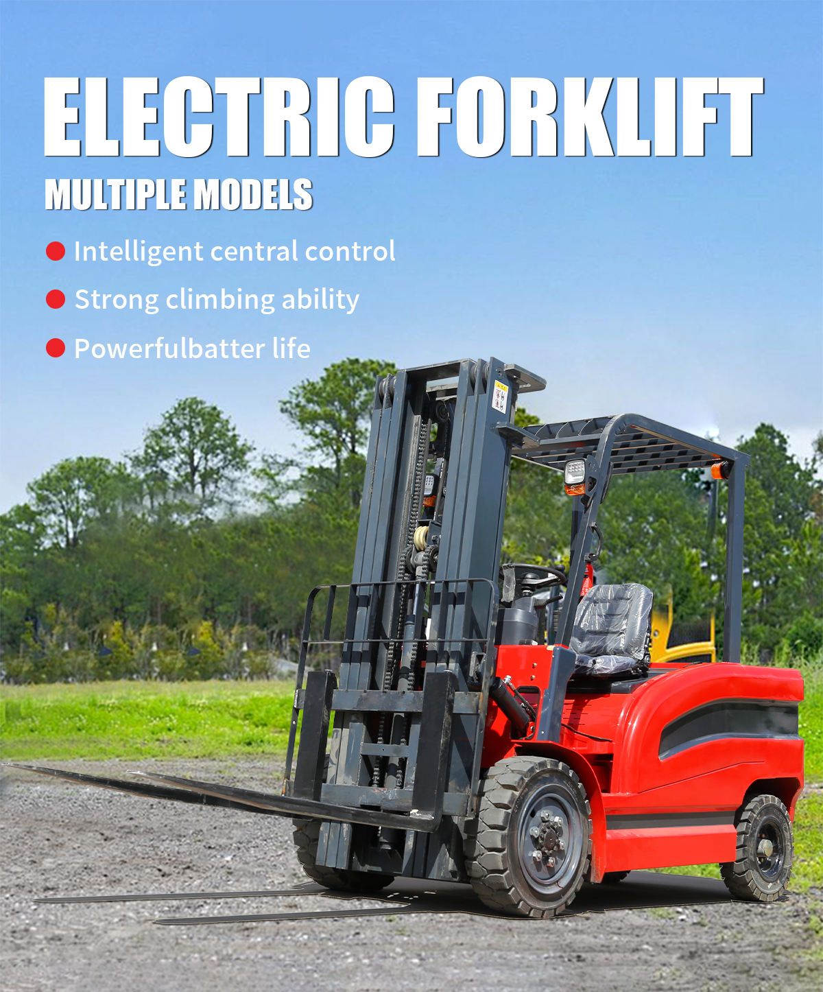 3.5 Ton small Electric Forklift for sale