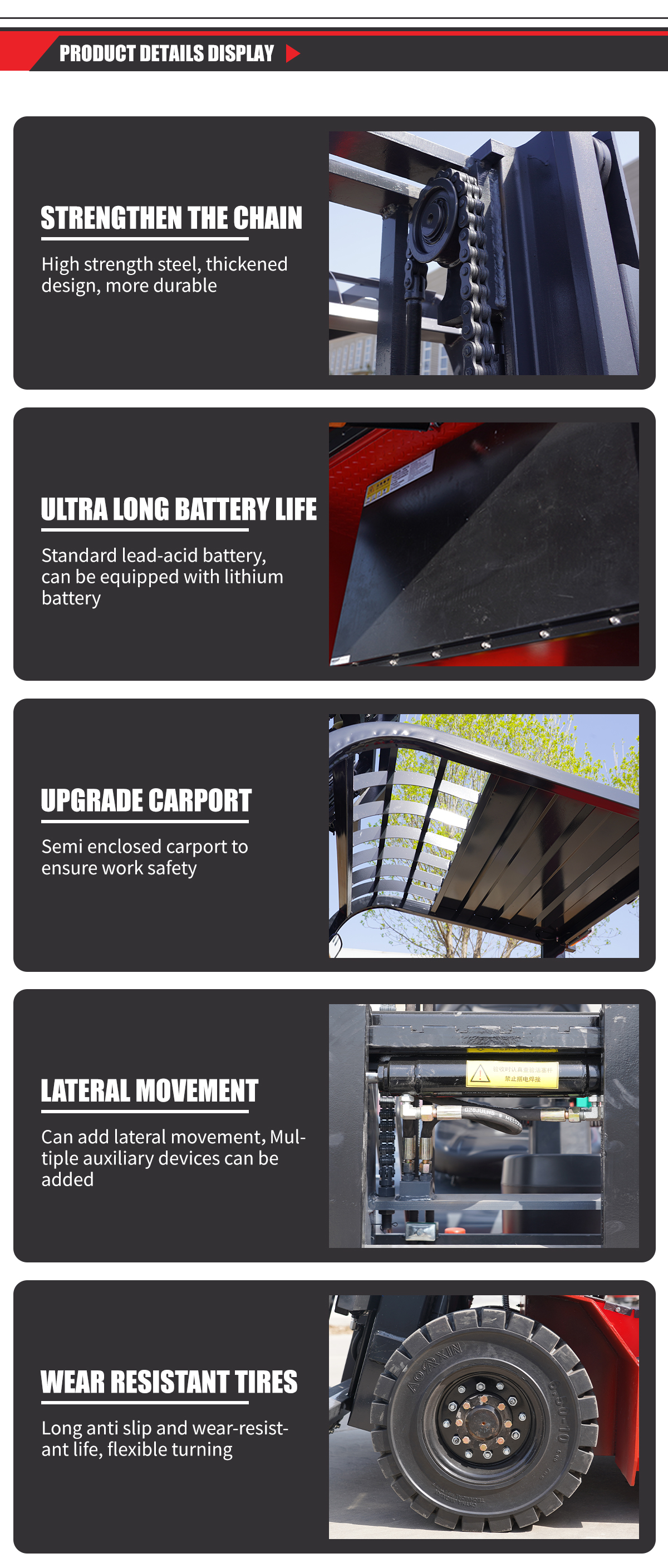 3.5 Ton small Electric Forklift for sale